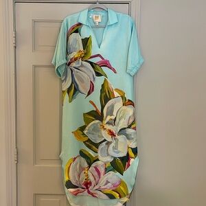 Emily McCarthy poppy caftan magnolia dress small